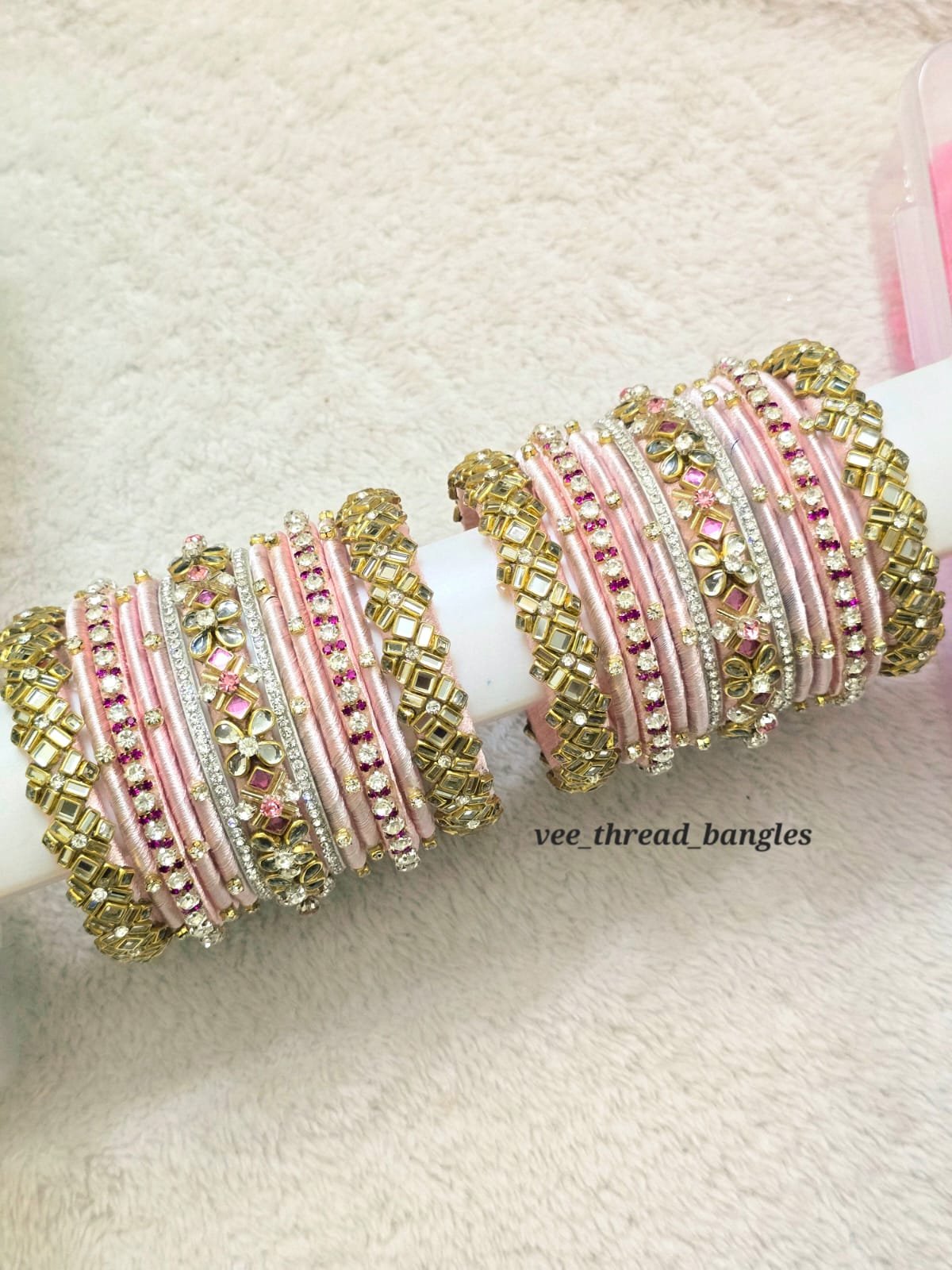 Beautiful Pale Pink Bridal Set