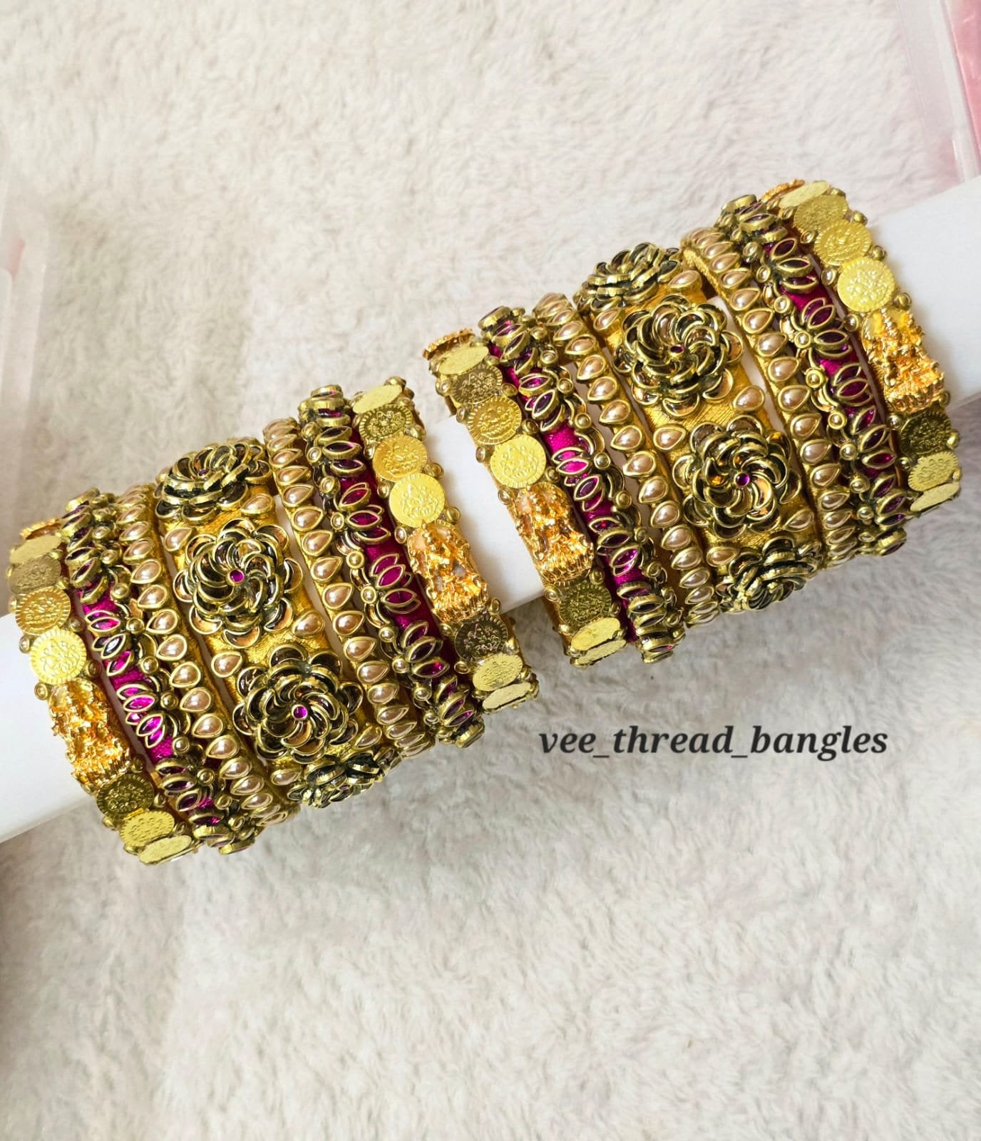 Traditional Lotus with Coin Bridal set