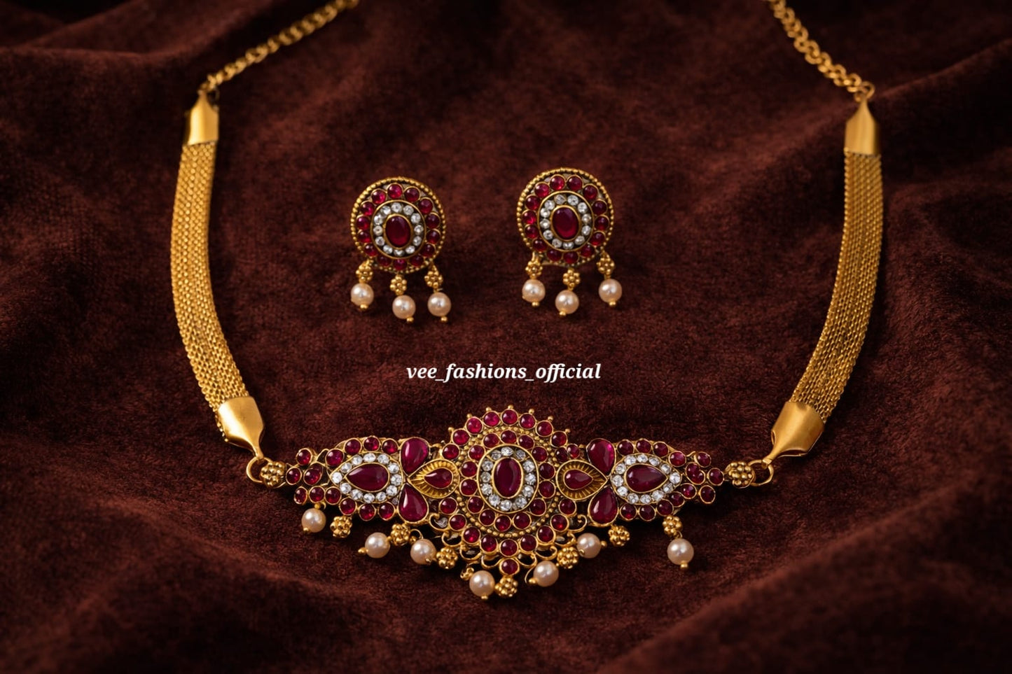 Red Choker Set (Matte)