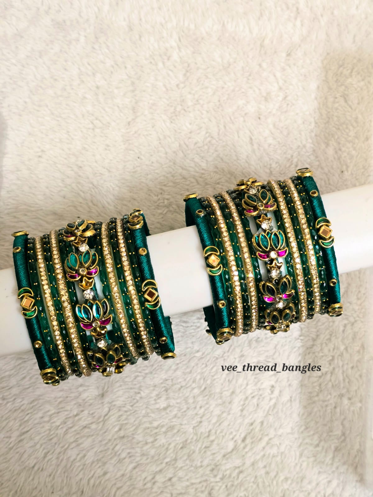 Unique design Green Colour Bangles  (Budget Friendly Bangles)