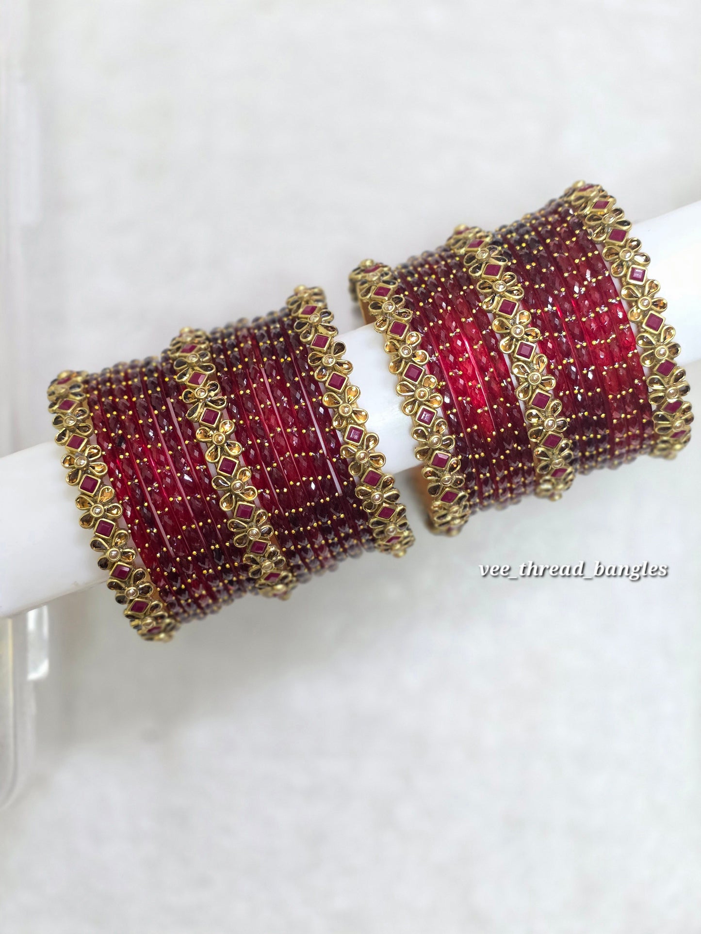 Beautiful Maroon  Bangles  (Budget Friendly Bangles)