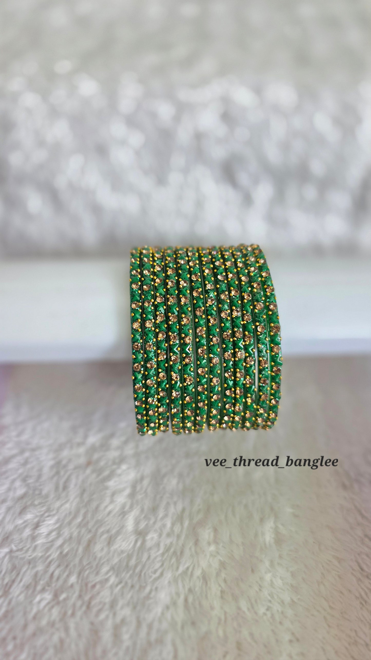 Yellow Premium Butterfly Glass Bangles